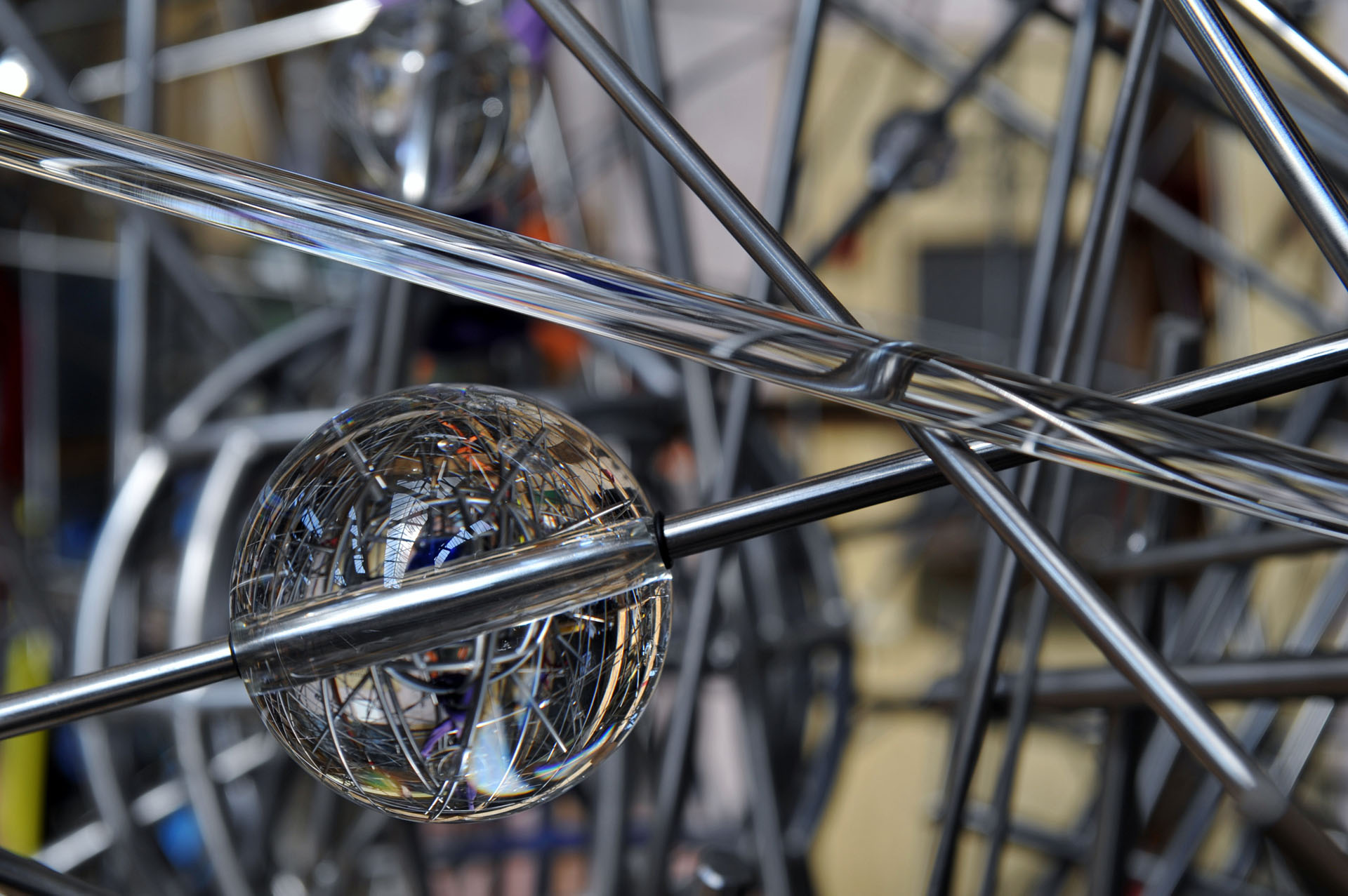 Artistic glass by Archiglass, Tomasz Urbanowicz, Creation Process, The Big Bang at Bialystok University Campus, Bialystok, Poland