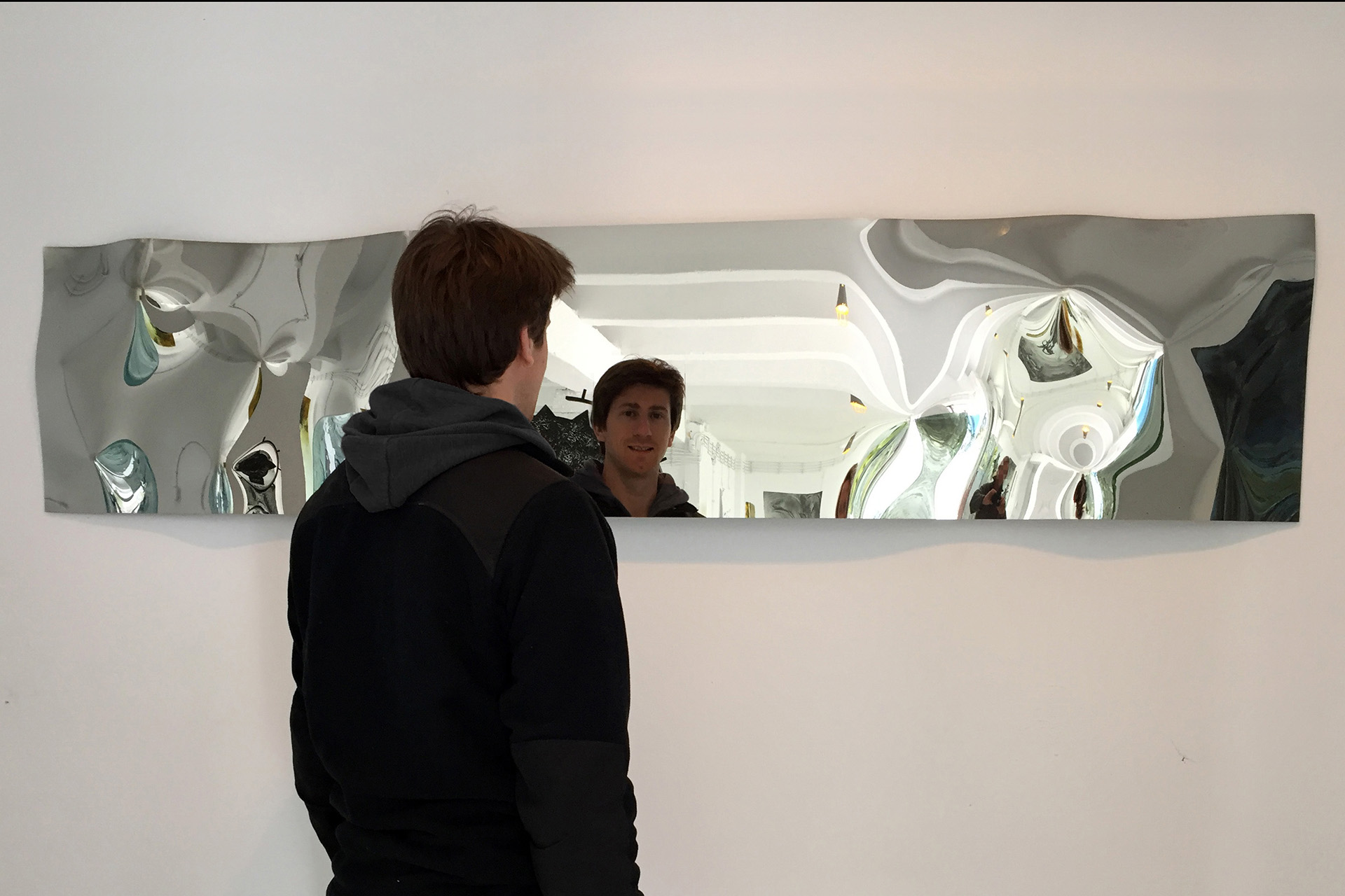 Lustro mirrOrnament by ARCHIGLASS Konrad Urbanowicz | Mirror mirrOrnament 50 x 225 cm