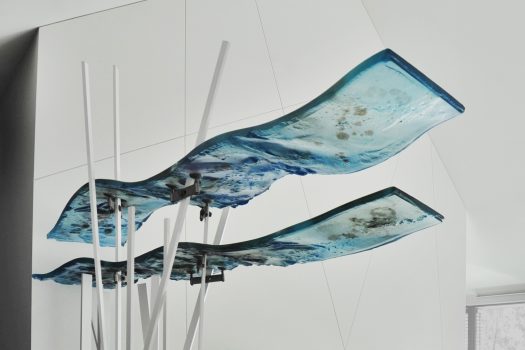 ARCHIGLASS Tomasz Urbanowicz Szklana rzeźba artystyczna Glass sculpture Szklane fale Glass waves